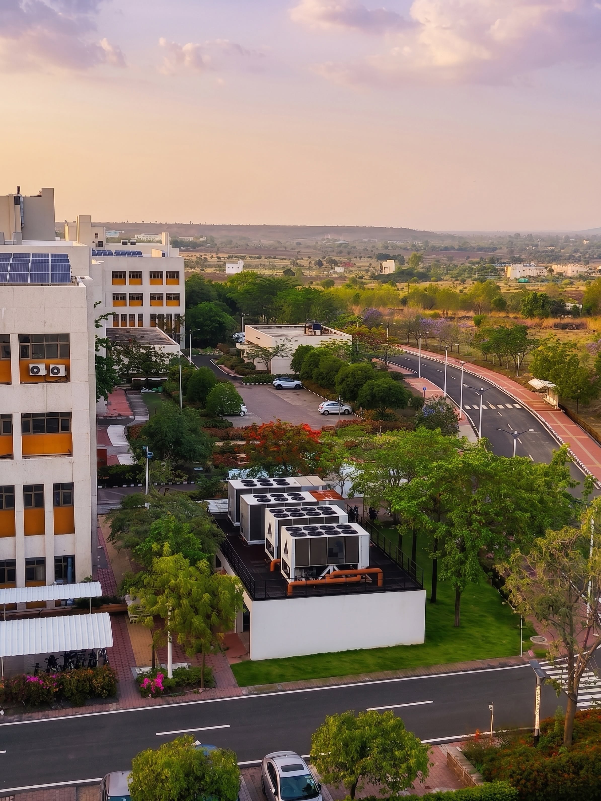 IISER Bhopal campus arial view