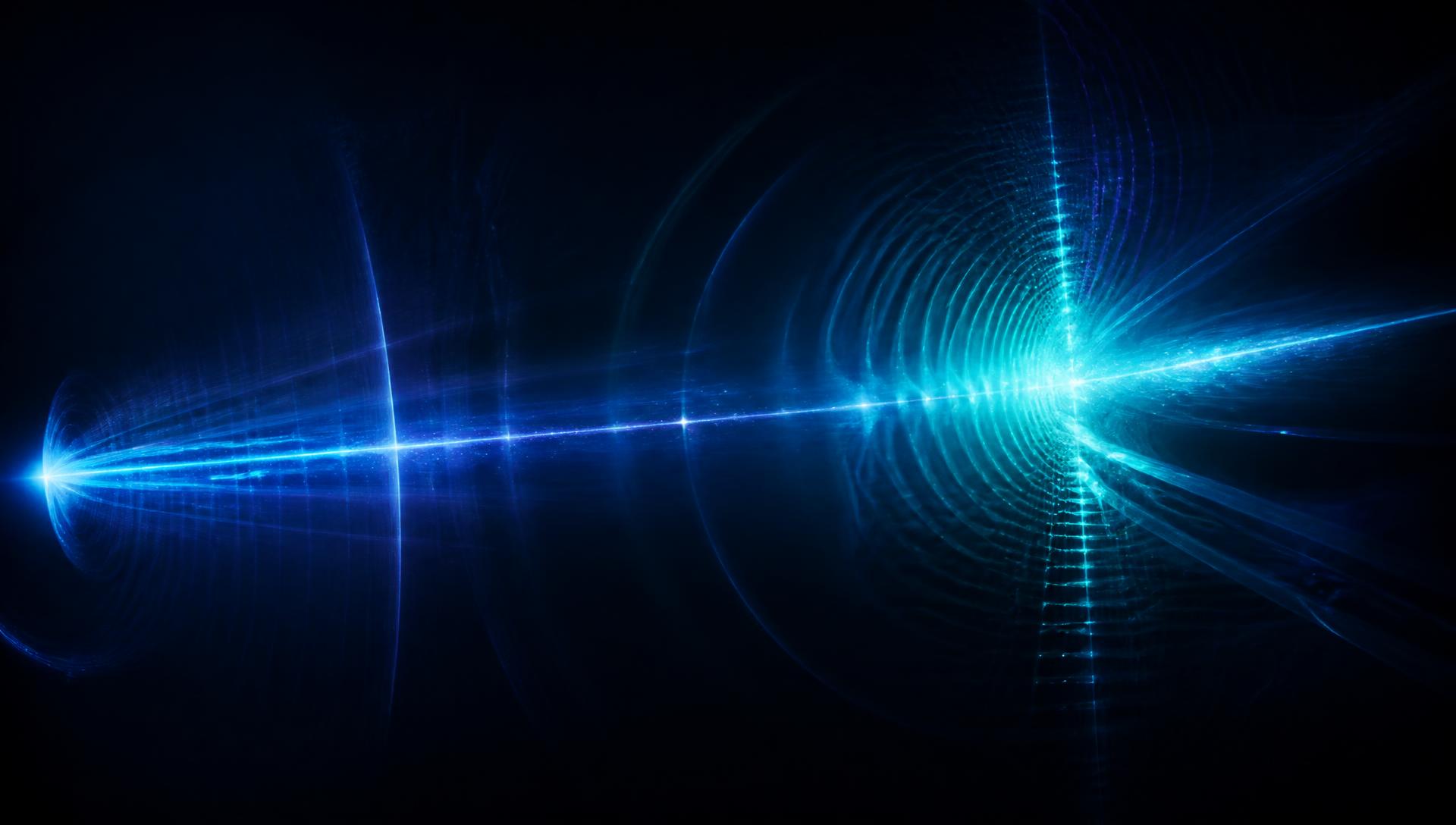 Ultrafast laser pulse propagating through space
